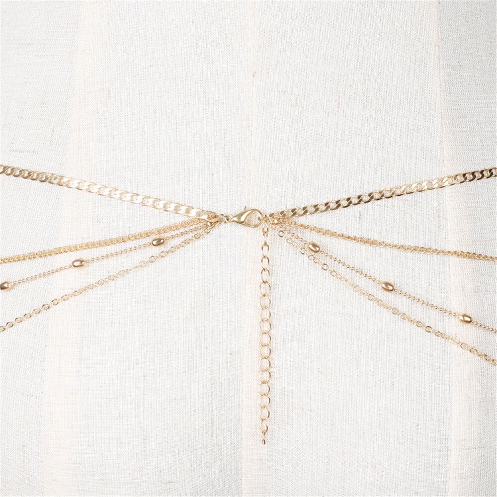 Boho Multilayer Beach Belly Waist Festival Chain - Picture 7 of 14